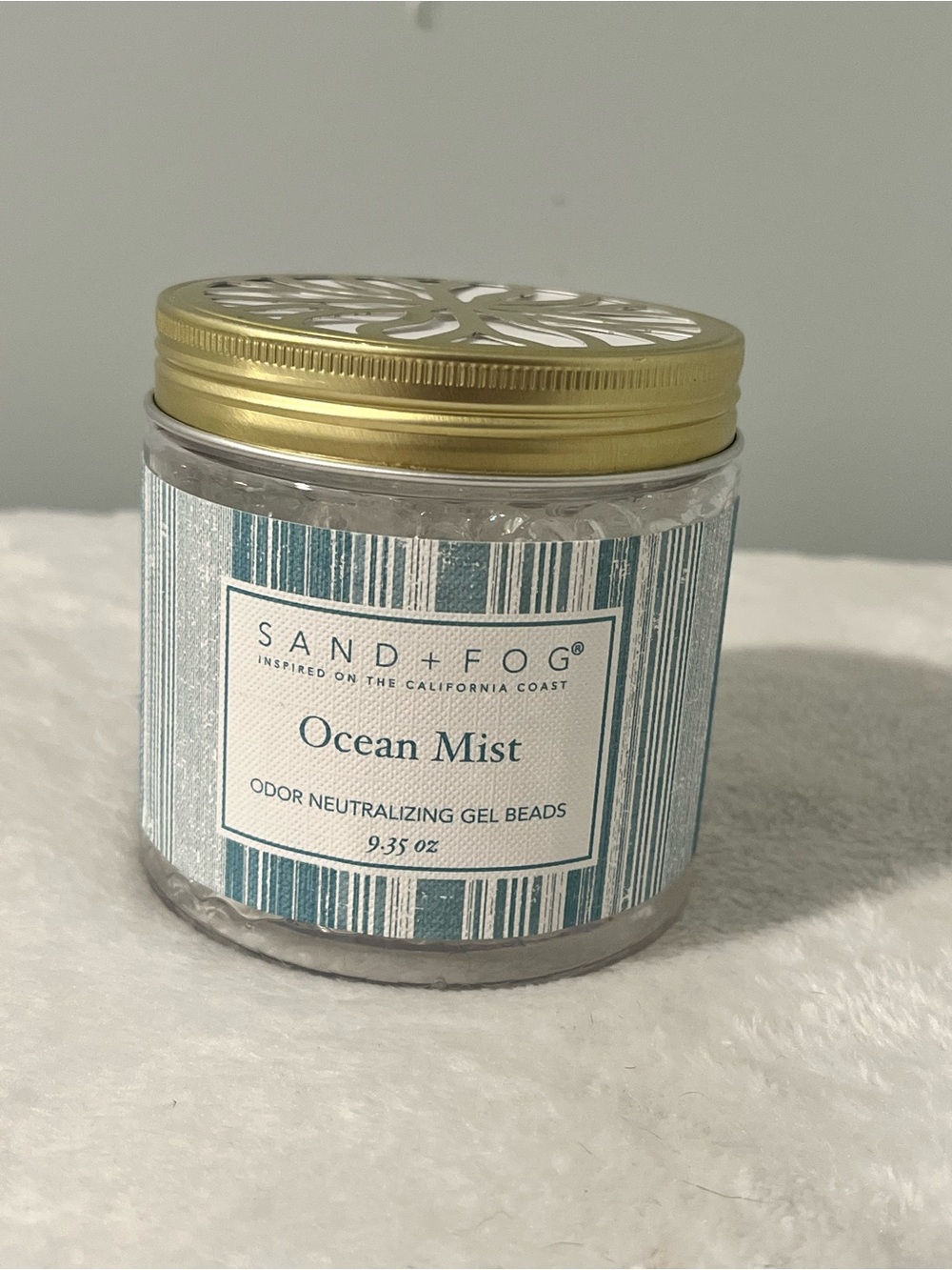 SAND + FOG Ocean Mist Odor Neutralizing Gel Beads New Unopened.